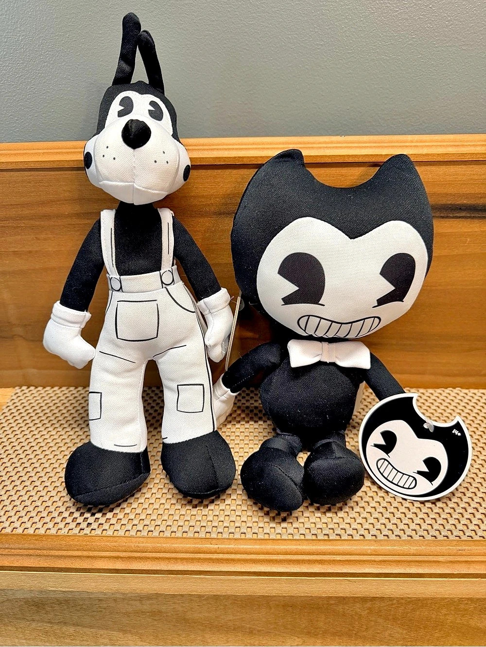 Bendy and the Ink Machine plush set Black & White NWT